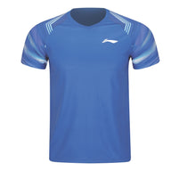 Li-Ning Badminton T-Shirt - Li-Ning Dream Blue Unisex - SportYouUp Danmark