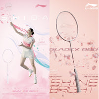 Li-Ning Bladex 800 Speciel Edit. Shida ketcher design med spiller og blomstermotiv.