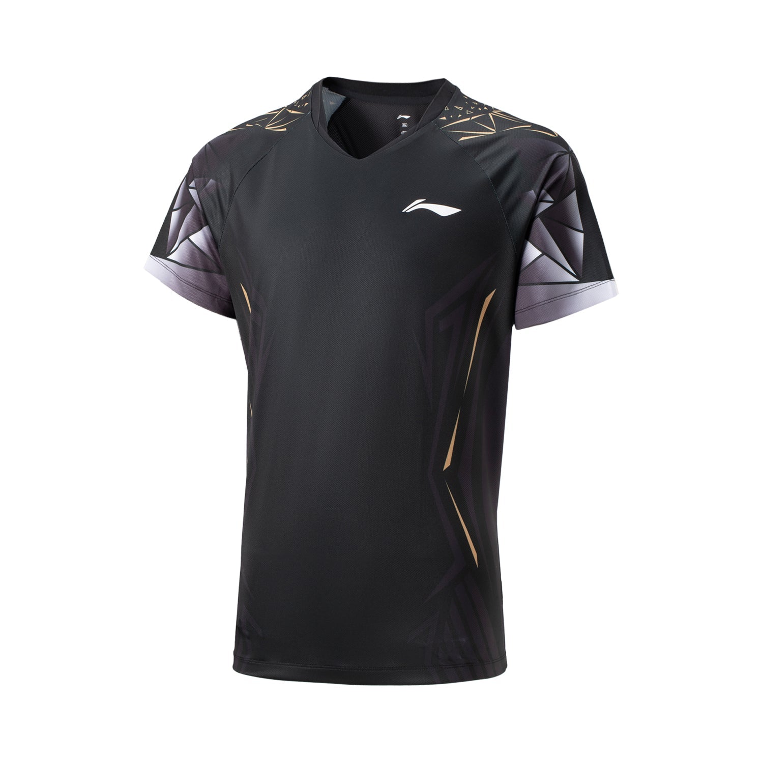 Badminton T-shirt - Li-Ning Play Cool Black Unisex - SportYouUp Danmark