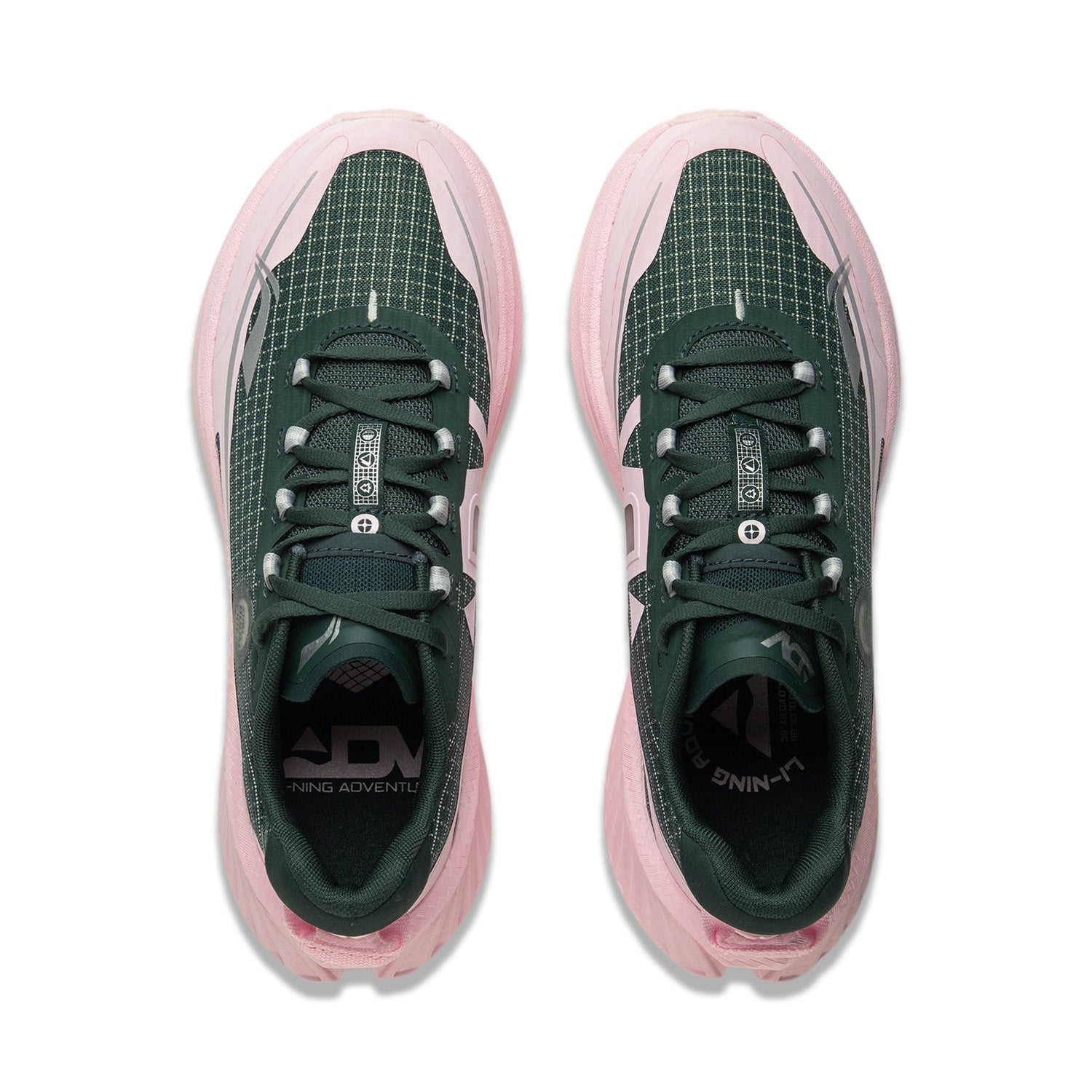 Li-Ning Trail Dilu V2 Dark Green/Pink Women's