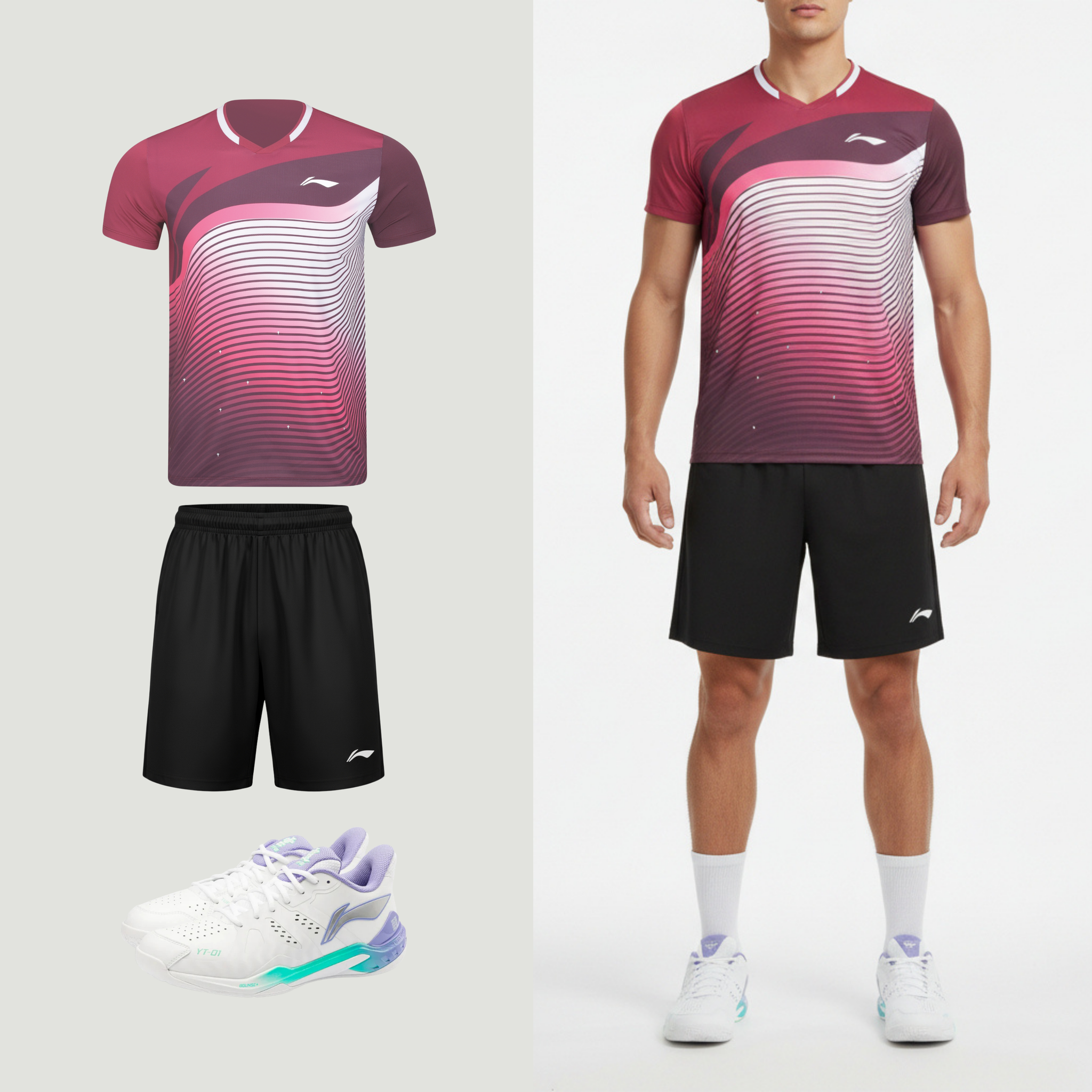 Li-Ning Think Red Unisex