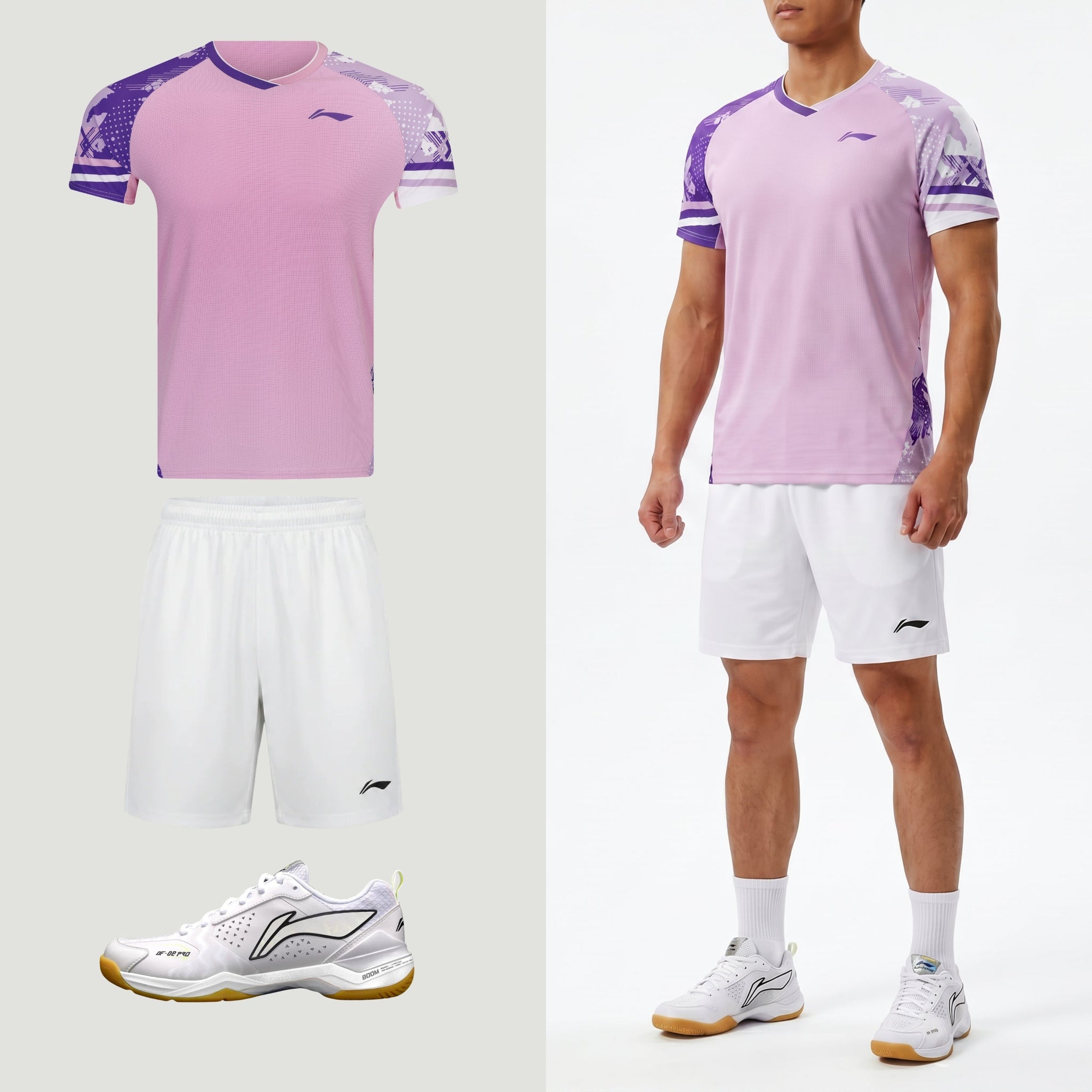 Li-Ning Global Light Purple Unisex