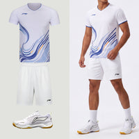 Li-Ning Wave Stripes blanc unisexe