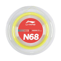 Badminton strenge - Li-Ning N68 Yellow 200m - SportYouUp Danmark