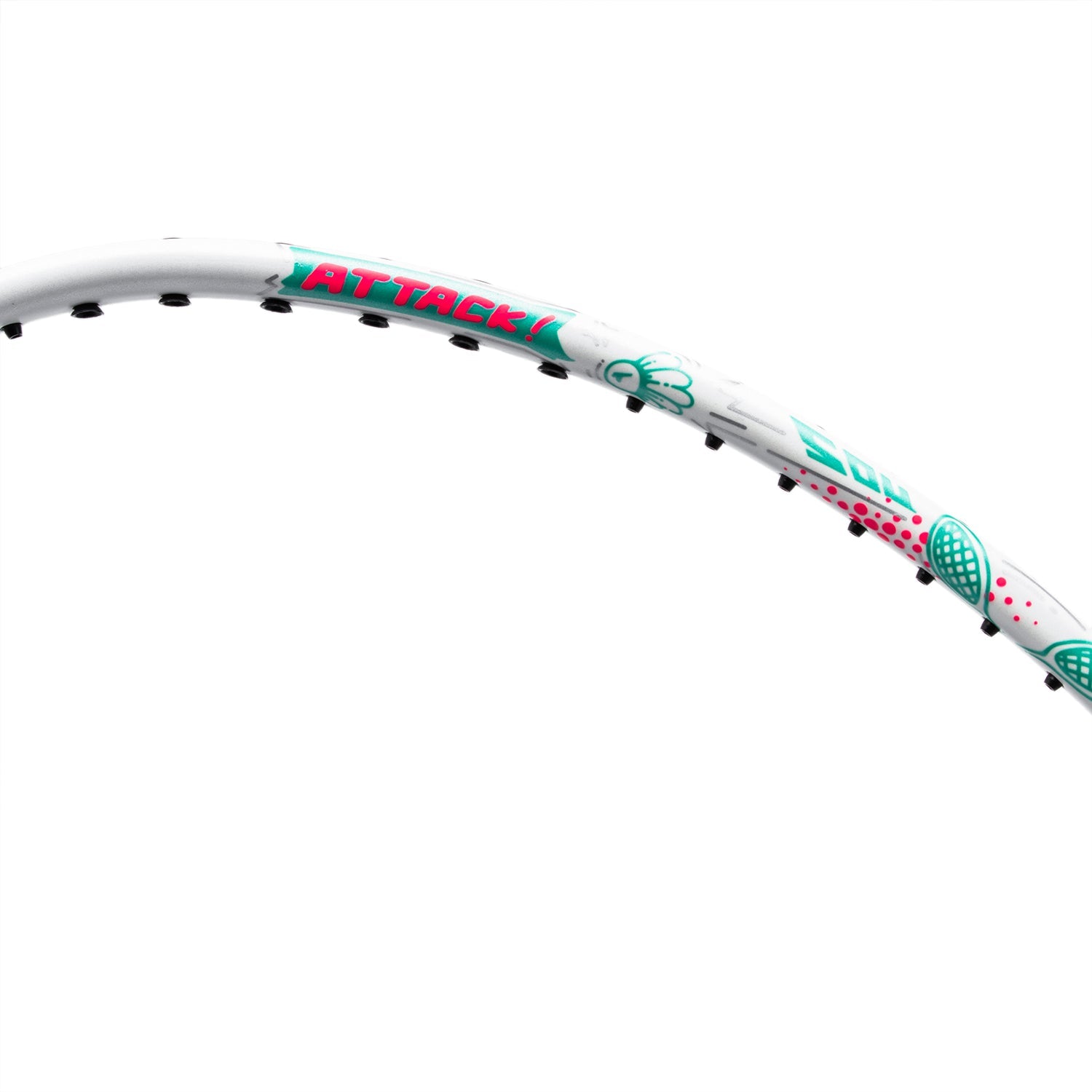 Li-Ning AXForce Big Bang White badminton racket detail
