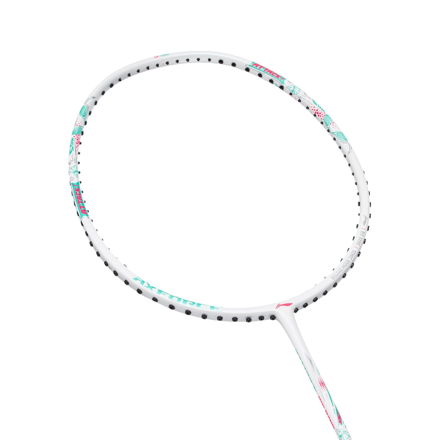 Li-Ning AXForce Big Bang White racket head