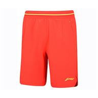 Badminton Shorts - Li-Ning Aside Red Herre - SportYouUp Danmark