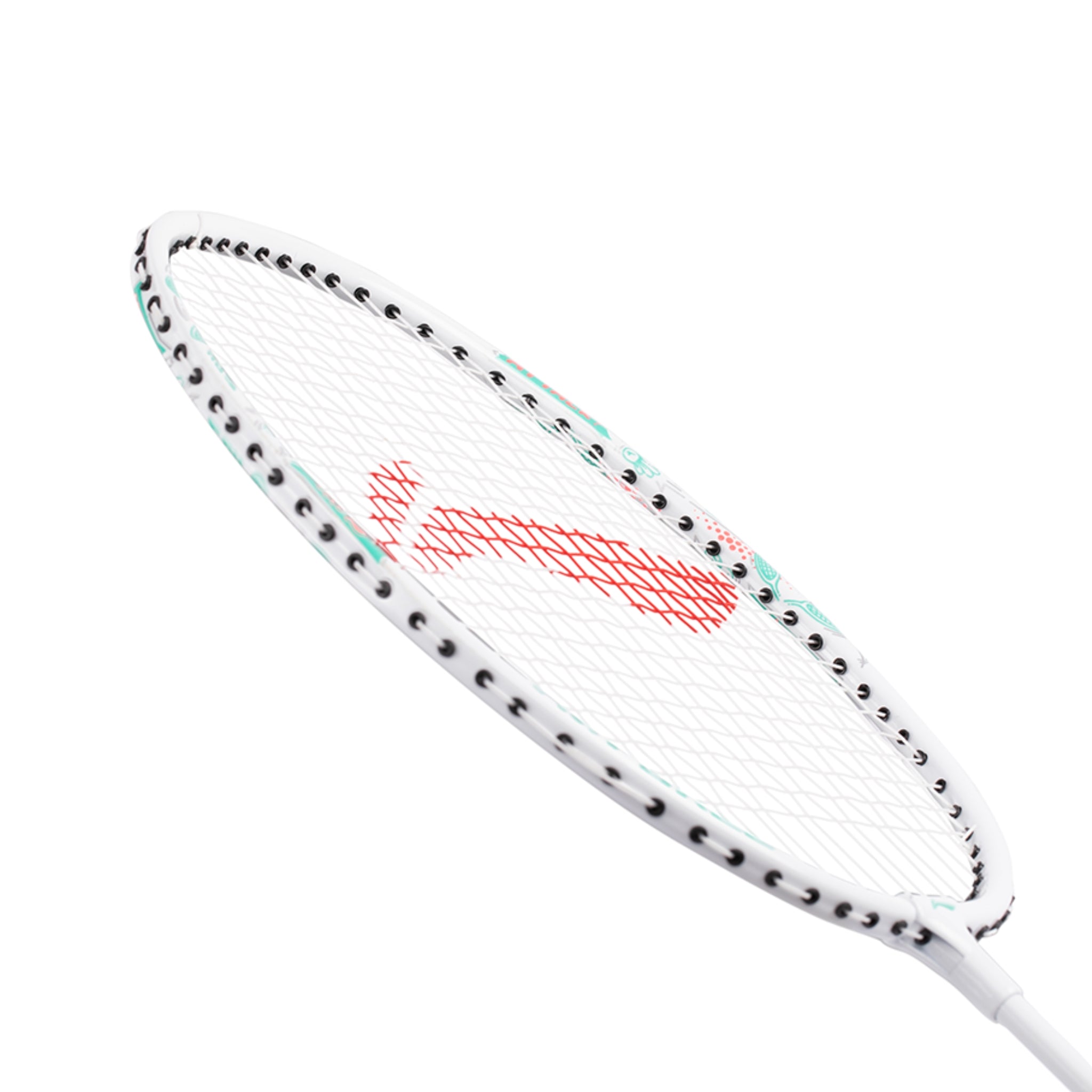 Badmintonketcher - Li-Ning AXForce Kids Play White - SportYouUp Danmark